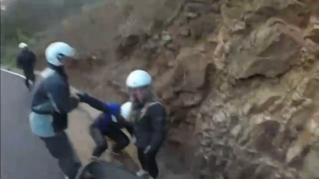 Как на самом деле разбил DrKru мотоцикл по дороге на отдых смотреть онлайн