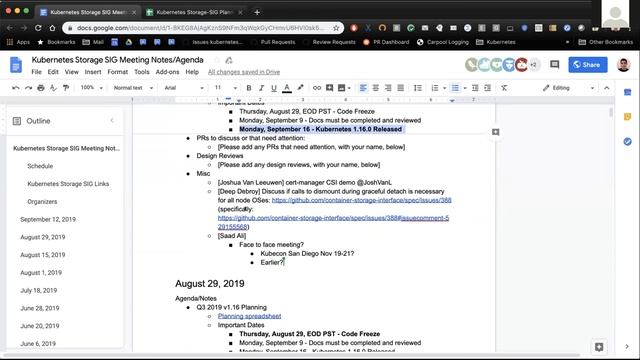 Kubernetes SIG Storage 20190912 смотреть онлайн