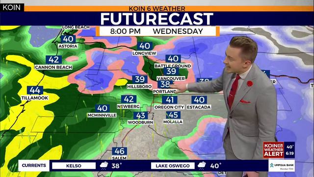 Snow possible around Portland early Thursday morning смотреть онлайн