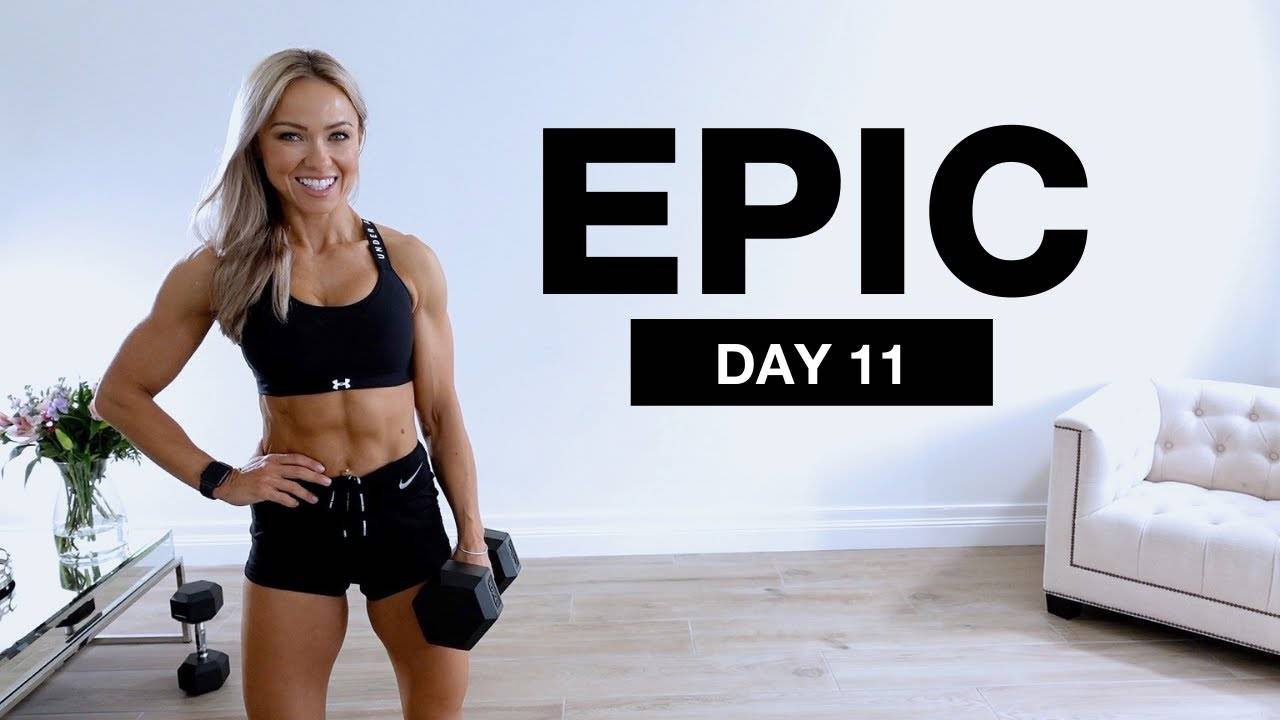 Caroline Girvan - Day 11 of EPIC _ Dumbbell Quads & Abs Workout