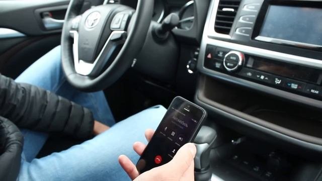 Автозапуск через мобильное приложение StarLine на Тойоту Хайлэндер
