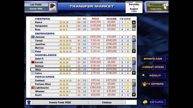 Premier Manager 99 (PC) soundtrack смотреть онлайн