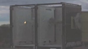 Замедленное видео стрельбы рельсотрона и поражения им целей.