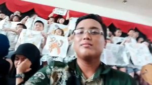 Batik Attack di Kingston School Medan bareng Medan Heritage