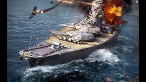 Линкор YAMATO 259К Урона! Мир кораблей World of Warships