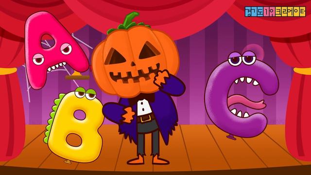 Halloween ABC Halloween night - ZooZooSong monster alphabet song ! fun English learning videos смотреть онлайн