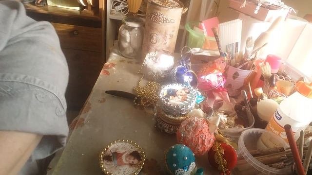 #Новогодниеуерашение#своими руками#.(из крышек)часть 1