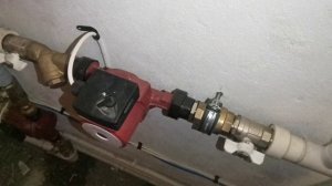 Установка котла Heiztehnik