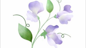 Sweet Pea Lavender Digital Kit | Scrapbooking, Card Making, Mini Album | Nitwit Collections