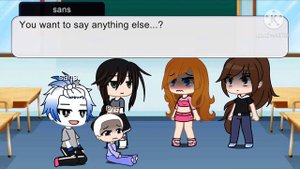 Sans stuck in a room with his fan girls for 24 hours!