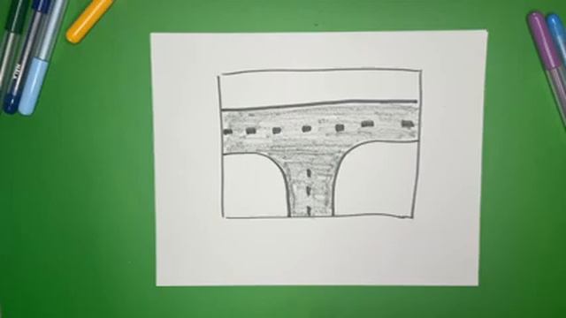 Как нарисовать Т-образный перекресток| Рисуем знаки Дорожного Движения смотреть онлайн