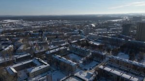 Уфа с высоты 250 метров // Дёма, ул. Дагестанская, Правды, Мечтателей