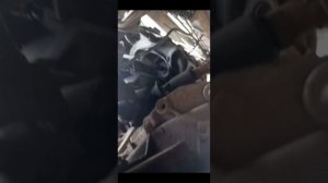 Рено логан, снятие кпп на земле!