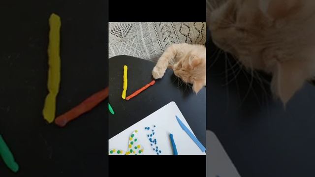 "Наряд для бабочки" Лепка из пластилина для детей 1-ой младшей группы . смотреть онлайн