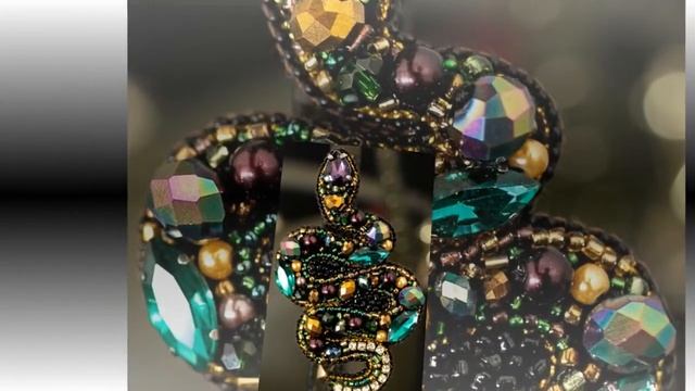 Брошки из бисера - для вдохновения. Змеи. Часть 1 смотреть онлайн