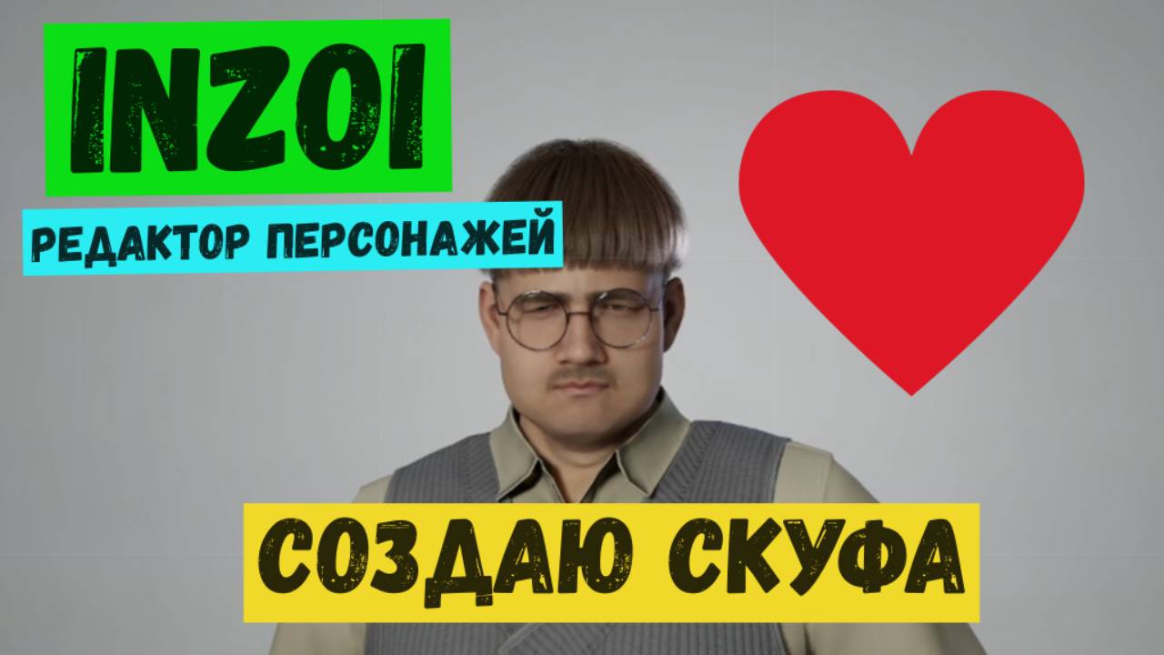 Inzoi / Летсплей / Gameplay / Создаю Скуфа