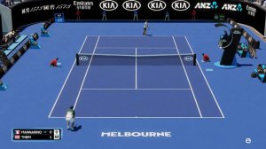AO Tennis 2 - Adrian Mannarino vs Dominic Thiem - PS4 Gameplay