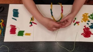 Мастер-класс бусы из макарон