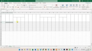 excelda jadval yaratish