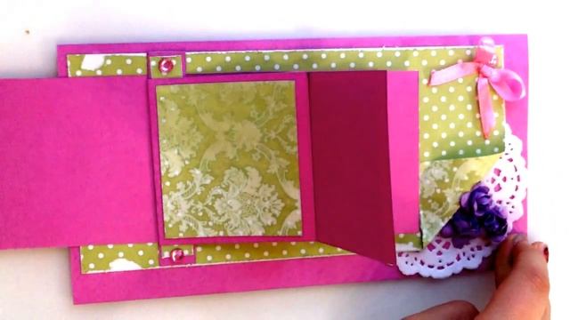 Скрапбукинг - Открытка - каскад своими руками смотреть онлайн