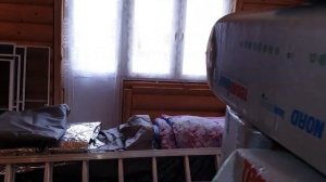 Купили дом из оцилиндрованного бревна , начинается весёлая жизнь !