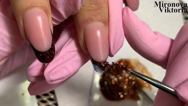 Как? Гель не просох. Коррекция ногтей. Выкладной декоративный френч смотреть онлайн