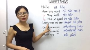 How to Greet People in Mandarin Chinese | Beginner Lesson 4 | HSK 1