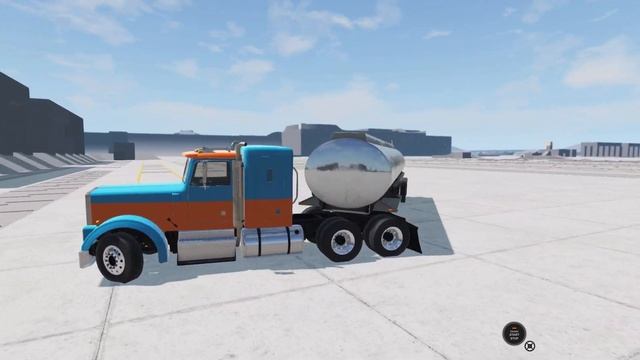 BeamNG Drive Update - Tanker Truck Suspension Test on the Gridmap V2 смотреть онлайн