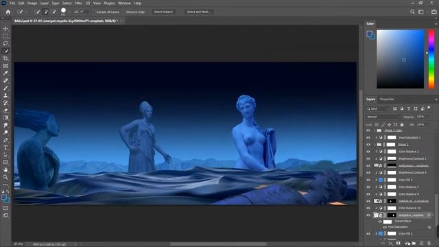 Creating a LOST ASTRONAUT ?? in PHOTOSHOP | Speedart смотреть онлайн