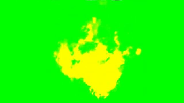 Огонь / футаж / footage / Зеленый фон / green background / chromakey / хромакей / горение