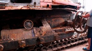 Ремонт бульдозера ДЭТ 250, Советский монстр. Bulldozer det 250