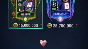 Neymar Jr VS  Kylian Mbappe FIFA Cards.