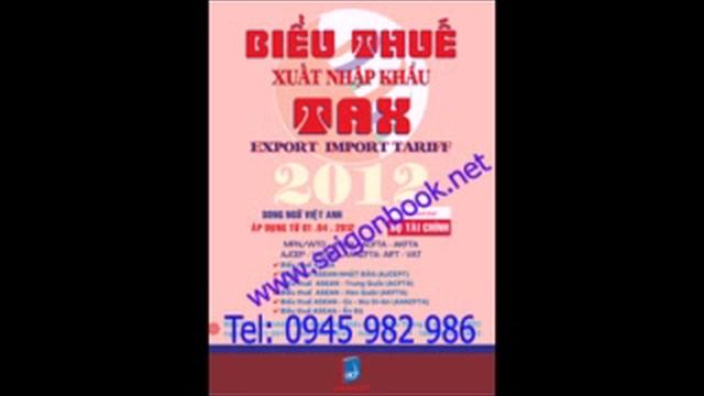 biểu thuế nhập khẩu 2012 pdf,download, excel, online смотреть онлайн