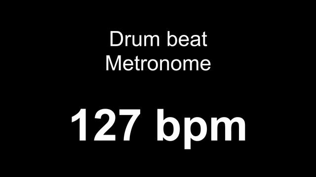127 bpm metronome drum смотреть онлайн