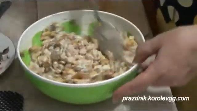 Салат Ностальгия вкусные праздничные салаты на день рождения юбилей