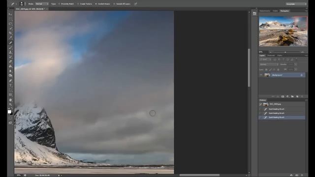 How to remove dust spot on Photoshop! смотреть онлайн