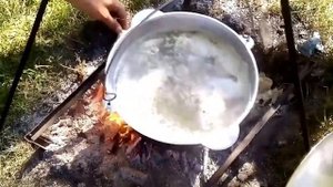Полевая кухня в походе