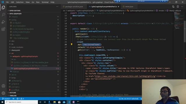 Use Microsoft Graph in SharePoint Development Framework (SPFx) - Let's Learn a M365 topic vlog 9 смотреть онлайн