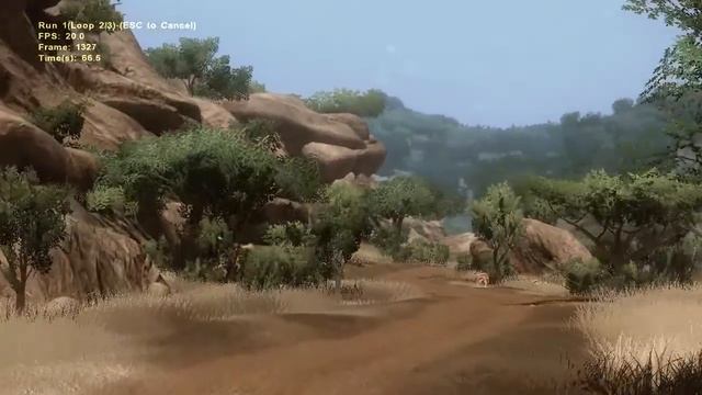 Far Cry 2 on GeForce 8600 GT - Benchmark смотреть онлайн