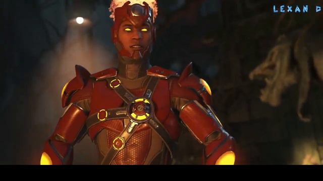Injustice 2 - Файршторм против Ядовитого Плюща - Intros  Clashes rus