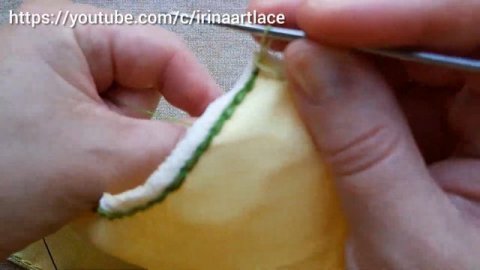 Как обвязать край изделия крючком