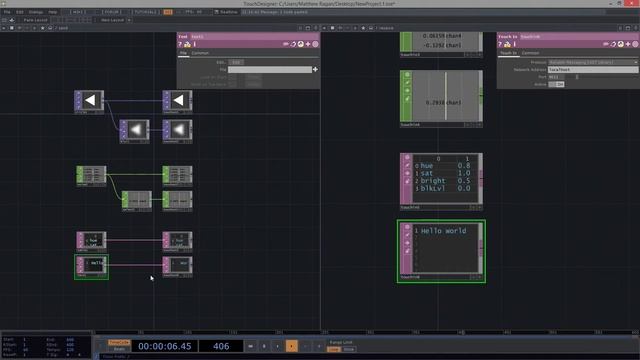THP 494 & 598 | Network Communication - Basics | TouchDesigner смотреть онлайн