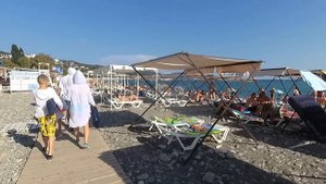 Рыбацкий посёлок в Лазаревском. Озеро Дивное, пляжи Чайка и Лагуна.