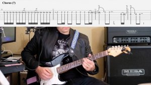 "Sahara" Joe Satriani Guitar Lesson (Part 1 w/TAB up to main solo)