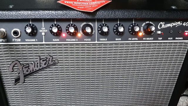 Fender Champion 40 🥰 смотреть онлайн