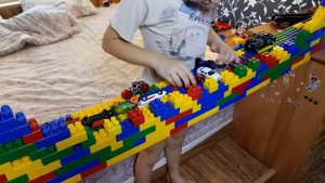 Мост из конструктора lego Bridge from lego  乐高积木桥
