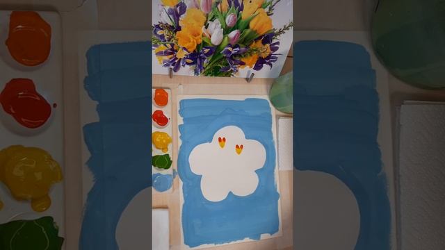 Рисование с малышами. Тюльпаны. смотреть онлайн