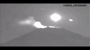 Над мексиканским вулканом снова летают НЛО