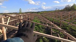 Комплекс деревянных теплиц своими руками.Обзор проделанных работ?