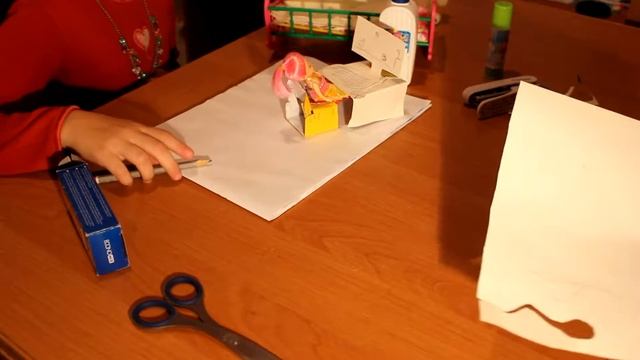 делаем мебель из бумаги для куклы